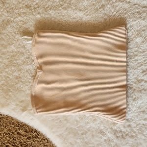 Aritzia Babaton White Sculpt Knit Tube Top Size XS